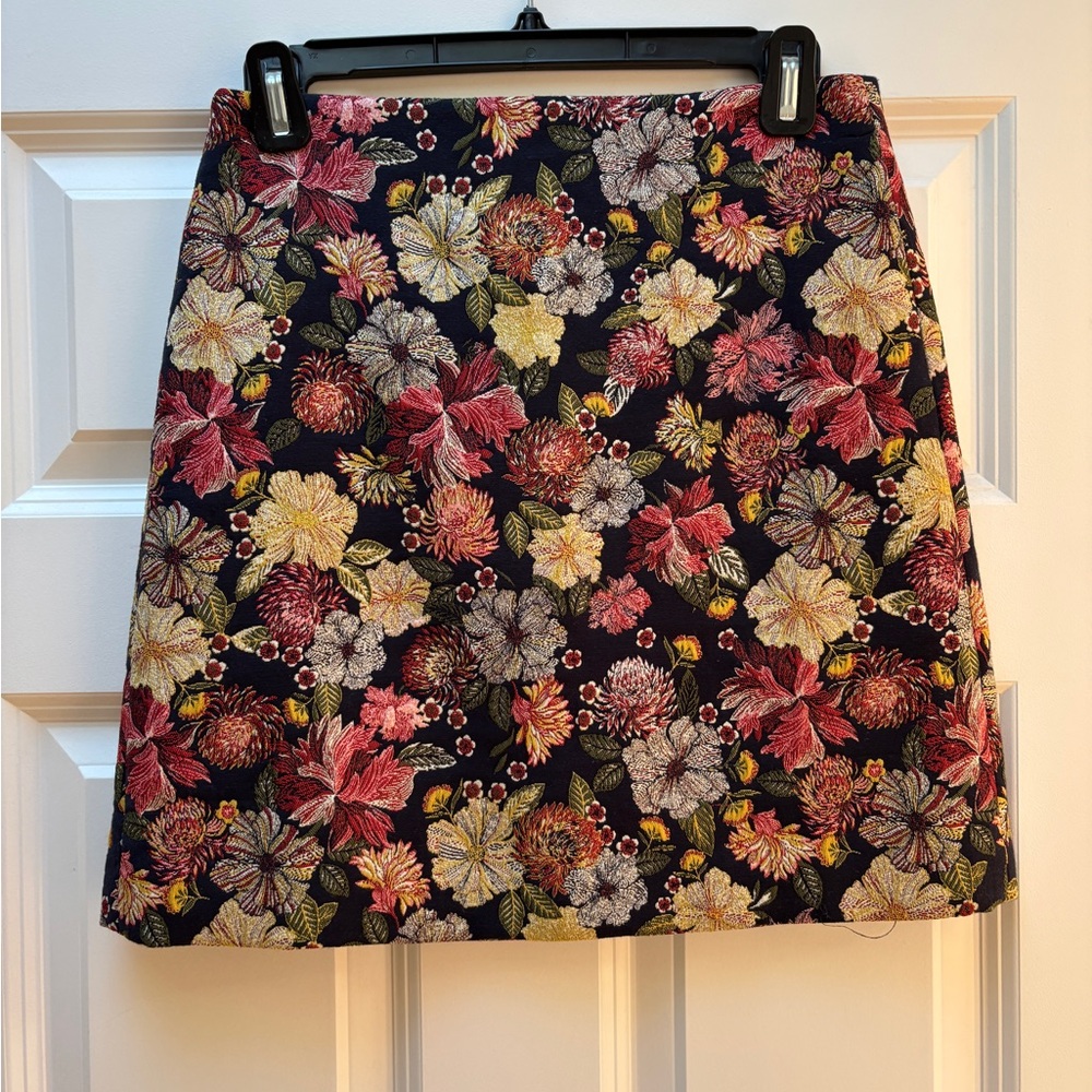 LOFT Floral Skirt